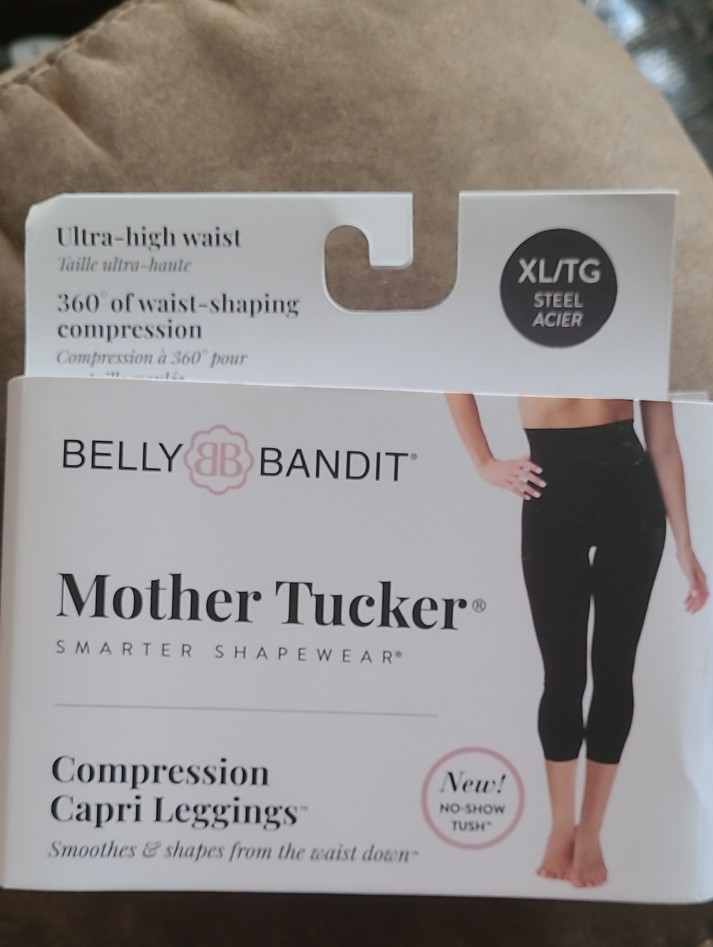 Belly Bandit Black Capri Compression Leggings Post-Partum